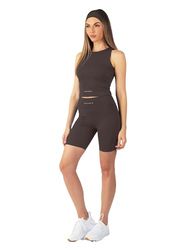 Carlheim Women's Serenita Active Collection Shorts 8", Light Plum, Large