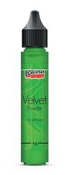 Pentart Velvet Powder 3g Light Green, Mixed