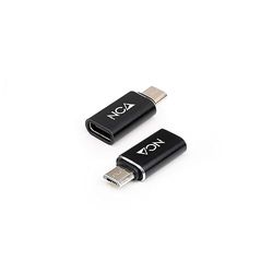 NANOCABLE 10.02.0014 Adapter Micro USB naar USB-C, Micro B/M - USB-C/H, zwart