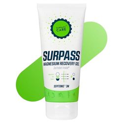 SURPASS - Gel al Magnesio per lo Sport - Rilassamento e Recupero Muscolare - Fino a 100mg di Magnesio per Applicazione - Aiuta a Prevenire I Crampi - Senza Paraffina - 200ml