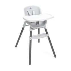 Polly Zest Ontwikkelingsstoel voor baby's van 6 maanden tot 40 kg, kinderstoel met wasbare zitting, 5-puntsgordel en afneembaar dienblad, Compact opvouwbaar, Lichtgewicht en minder gewicht