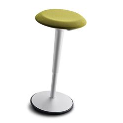 Sedus se:fit Taburete ergonómico, Asiento de pie, Verde, Gris, plástico, pie de Goma, Altura Ajustable de 53-80 cm