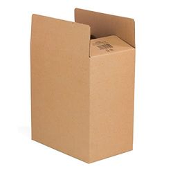 ONLY BOXES Pack 10 cajas cartón para 6 botellas de Vino Cava Champagne Licor con colmena separadora incorporada fabricada cartón ondulado. Apta para empaquetar cajas de 6 botellas, AMA725