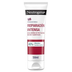 Neutrogena Fórmula Noruega reparação intensa CICA creme de pés saltos rachados (50 ml), creme hidratante e reparador com 40% glicerina e centelha asiática