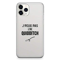 Zokko iPhone 11 Pro fodral "I Can't I Quidditch" - mjukt genomskinligt bläck svart