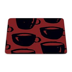 Bonamaison, Rectangle Pop Art Digital Printed Mouse Pad, Non-Slip Base, for Office and Home, Size: 22 x 18 cm