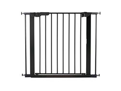 BabyDan Premier, Barrière de sécurité monté sur pression, 73,5-93,3 cm, Barrière pour bébé/Barrière de sécurité, Métal, Noir, Fabriqué au Danemark - (Barrière pour animaux/Barrière pour chien)