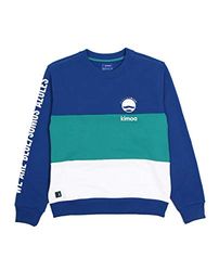 Kimoa Mission Blue Sweat-Shirt Unisexe, Bleu, XXL