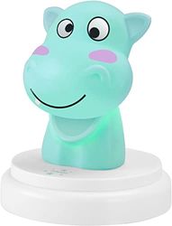 Alecto SILLY HIPPO, LED nachtlampje, nijlpaard, blauw, 1 stuk
