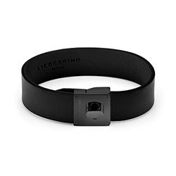 Liebeskind Berlin leren armband, 23 cm, roestvrij staal, leer, Geen