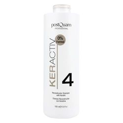 POSTQUAM - Keractiv, Shampoing Keratine | Shampoing Reconstructeur avec Keratine, Shampoing lissant - 1000ml