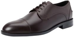 BOSS Men's Tayil_Derb_ltadtc Derby, Dark Brown, 10 UK