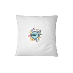 Questo Casa Funda de cojín Decorativa para decoración del hogar, sofá, café, tamaño 45 x 45 cm, diseñada y Fabricada en Turquía