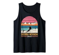 Sierra Nevada Spagna, Sci divertente e Retro Montagna Famiglia Canotta