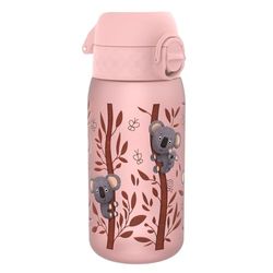ION8 Vattenflaska För Barn, 350 ml/12 oz, Läcksäker, Lätt att Öppna, Säkert Lås, Diskmaskinssäker, BPA-fri, Bärhandtag, Enkel att Rengöra, Luktfri, Koldioxidneutral, Tryckt, Koalor