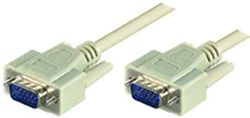 MicroConnect SVGA HD15 3 m - adapter voor kabel (VGA (D-Sub), VGA (D-Sub), mannelijk/mannelijk) grijs