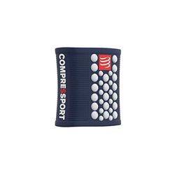 Compressport Sweatband för män, svetsbaender, blå/vit, en storlek