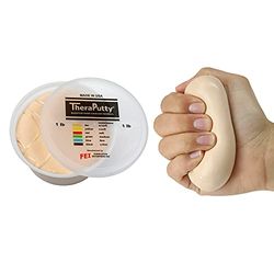 CanDo TheraPutty - Pâte à malaxer - 450 g - beige (extra souple)