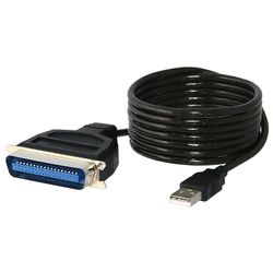 SABRENT Cavo USB Adattatore per Stampante, da USB 2.0 a Parallel IEEE 1284, 36 pin maschio (1,8 m) (CB-CN36)