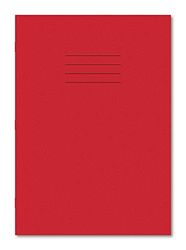 Hamelin A4 10 mm Ruled 32 Pages Exercise Book - Red (Pack of 100)