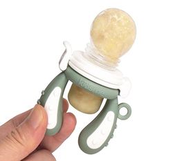 KIDSME Fruit- en groentezuiger Max, babyvoedingshulp,groen