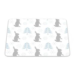Questo Casa, Tappetino per mouse con stampa digitale, antiscivolo, per ufficio, dimensioni: 22 x 18 cm