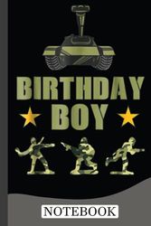 Birthday Army Party Army Decorations Boys Birthday Party Notebook