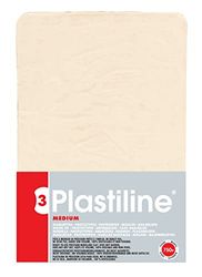 Plastiline® 7155T - Plaque de Plastiline® - Pâte à Modeler, Haute Précision - Modeler, Sculpter, Mouler - Dureté 3 (medium) - 750g - Teinte Ivoire. Fabriqué en France