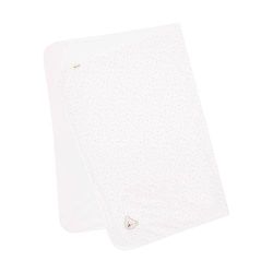 Steiff filt ljus vit, babyfilt, gosig filt för spädbarn, babyfilt, filt perfekt för babysängen, mjuk fluffig och gosig, tvättbar i maskin, Ljus vit, En Storlek
