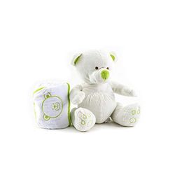 Duffi baby bad- en knuffeldeken, 80 x 80 cm kleur pistache Master Baby Home, S.L. 5128-02.