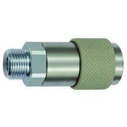 RIEGLER 141875-426.11-DREH-GR - Giunto di sicurezza a rotazione, NW 6, ISO 6150 C, G 1/4 AG, grigio, 1 pezzo