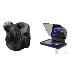Logitech G Levier de & Elgato Prompter – Téléprompteur avec écran
