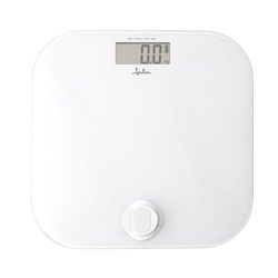 JATA HOGAR HBAS1907 Balance de salle de bain sans piles avec écran LCD Balance de poids corporel de haute précision Poids maximum 150 kg Arrêt automatique