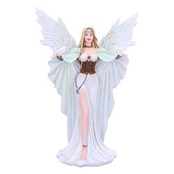 Nemesis Now Leora - Figura Decorativa (37,5 cm), diseño de Hadas, diseño gótico de fantasía, fundida en la Mejor Resina, Pintada a Mano