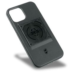SKS GERMANY COMPIT COVER voor iPhone 12 Pro Max telefoonhoes met bevestigingsvoorziening (compatibel met COMPIT-systeem, van slijtvaste 2-componenten kunststof, aangenaam gevoel), zwart