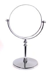 HIMRY Miroir cosmétique Miroir sur Pied Grossissement 5 x, 6 inch, Rotatif à 360 °. verc hromten Miroir grossissant Miroir Salle de Bain Miroir, côtés : Normal + grossissement : X 5, KXD3106–5 x