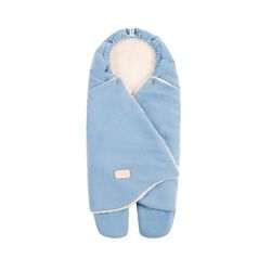 Nuvita 9100 Cuddle | Miękki worek z regulowanym kapturem i indywidualnymi pokrowcami na nogi | Idealny od 0 do 10 miesięcy (80 cm) | odporny na temperaturę do 8°C, wodę i wiatr