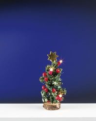 Rulke Rulke040908 kerstboom met 4 haringen, 120 mm, Multi Color