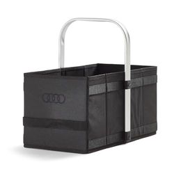 Audi 85H087317 hopfällbar korg bagagebox hopfällbar låda inköpskorg bagagekorg vikbar låda, svart