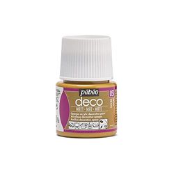 Pebeo 45ml Deco Matt, Acrylic, Ochre, 7 x 4.5 x 4.5 cm