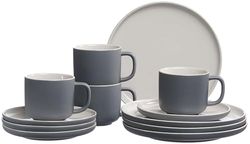 Ritzenhoff & Breker Kaffeeservice Jasper 12 Piece Grey, Earthenware