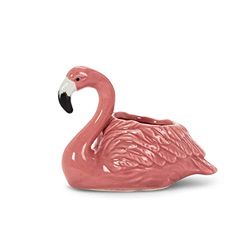Abbott Collection 27-MINIKIN-310 liten flamingo planterare, 1 EA, rosa