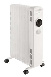 CONCEPT Hausgeräte RO3309 Olieradiator, 3 warmtestanden, 9 ribben, oververhittingsbeveiliging, vorstbeveiliging, 2000 W, wit