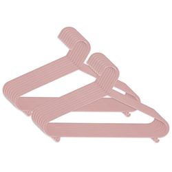 Bieco Cintre Enfant 16 pcs. Vieux Rose | Longueur env. 30 cm | Cintre Bébé | Cintres Enfants Plastique | Ceintres pour Enfant Cintres Bebe Fille Ceintre Bébé Cintre Bebe Garcon Ceintre Enfant