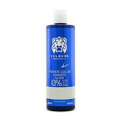 Valquer Professional Shampoo Power Color capelli tinti. Esaltatore di colore per capelli vegani e solfati (argento), 400 ml.