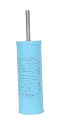 MSV Brosse de WC Paris Bleu, Acier Inoxydable, 30 x 20 x 15 cm