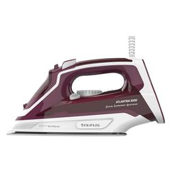 Taurus Atlantida 3000 stoomstrijkijzer. 3000 W. Stoomslag 200 g/min. Constante stoom 45 g/min. Keramiek. Sproeifunctie. Dubbel antikalksysteem. Zelfreinigend. Druppelvrij.