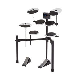 Roland TD-02K V-Drums | Kompakt elektroniskt trumset på instegsnivå med uttrycksfull spelbarhet, bullerdämpande funktioner, höjdjusterbar trumhage och Bluetooth-expansion som tillval