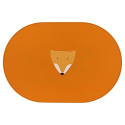 Trixie Mr. Fox Set de Table antidérapant en Silicone pour Enfant Doux, Durable et Facile à Nettoyer Parfait pour Le sevrage mené par bébé, l'heure des Repas et Les Jeux - Respectueux de