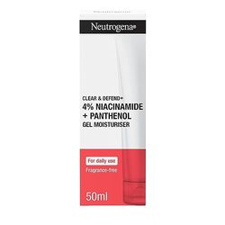 Neutrogena® Clear & Defend+ Gel Moisturiser with Niacinamide & Panthenol